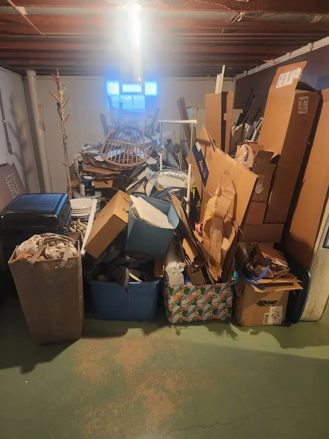 Roll-off dumpster container at job site for 20 Yard Dumpster Rental in Lake Sarasota